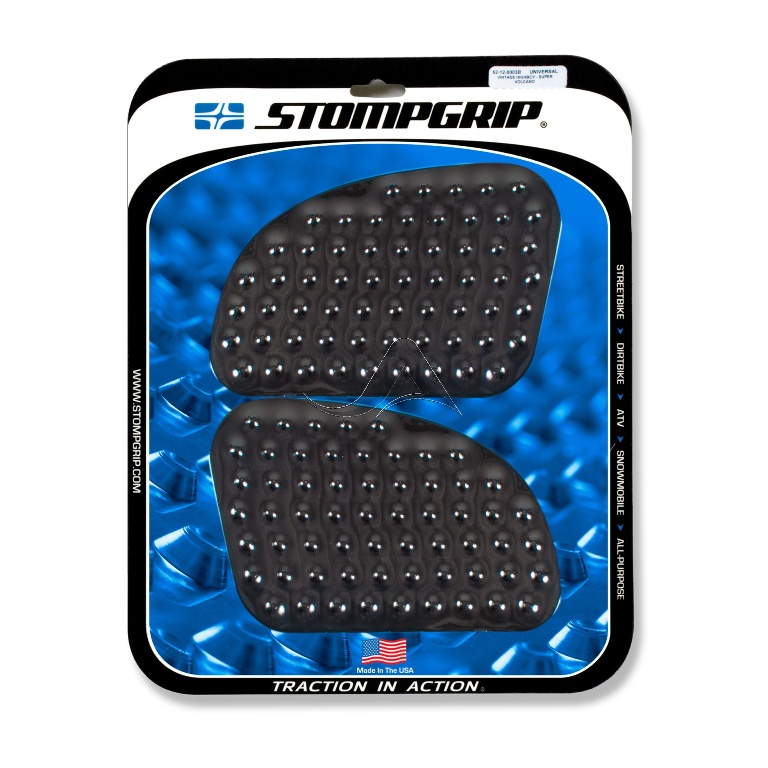 STOMPGRIP Traction Pad Tankpad Volcano für Yamaha YZF-R6 Bj. 1999-2002, RJ03, Farbe: Schwarz von Stompgrip