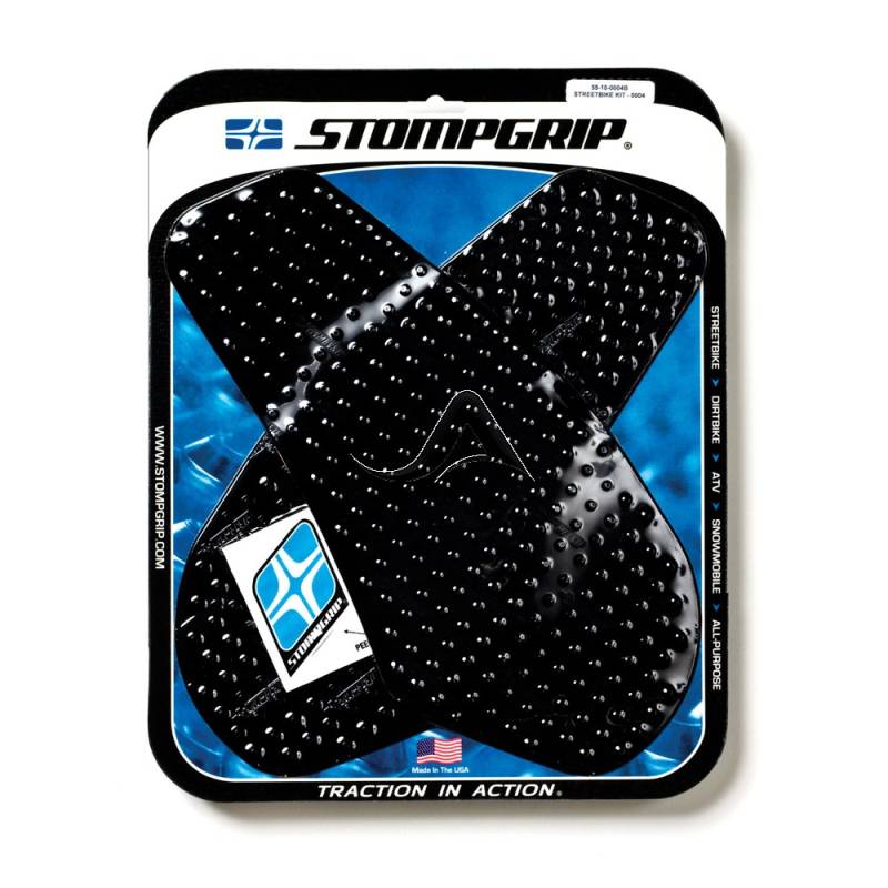 STOMPGRIP Traction Pad Tankpad Volcano für Yamaha YZF-R6 Bj. 2003-2005, RJ05 / RJ09 Farbe: Schwarz von Stompgrip