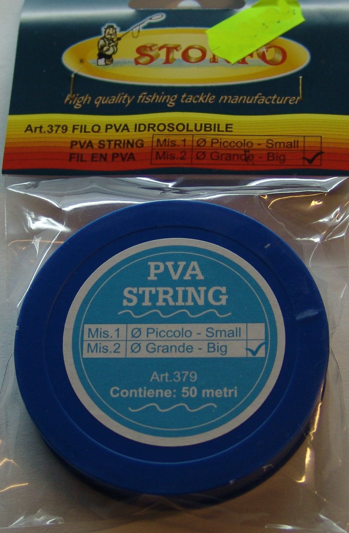 Stonfo PVA String Big - 50 m > Grande - Wasserlöslicher Faden Unverzichtbar /NEU von Stonfo