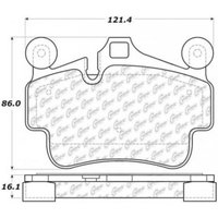 Bremsbelagsatz STOPTECH Sport 309.11350, vorne, hinten von Stoptech