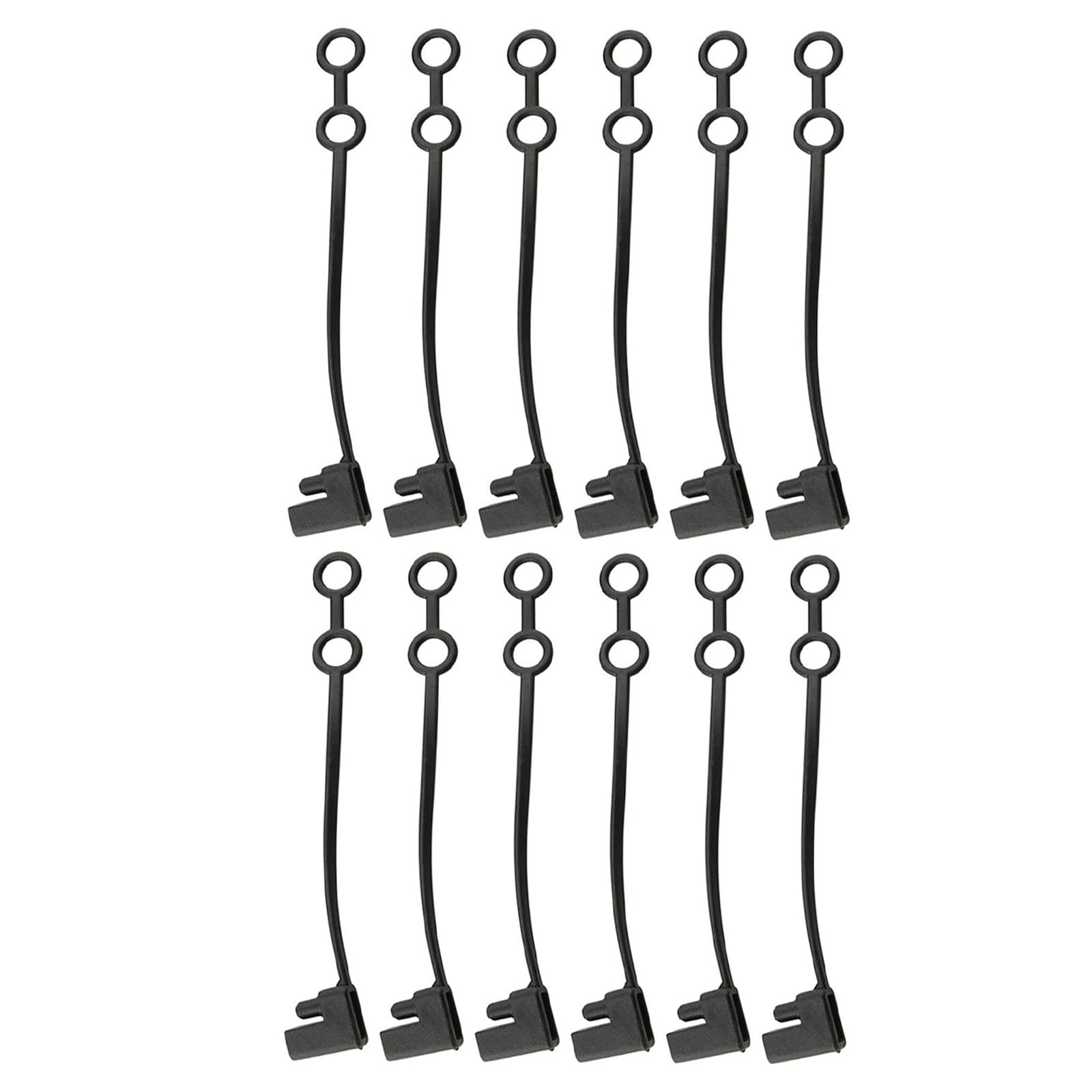 12 Pcs Hohe Temperaturen Resistente 2Pin Stecker Solaranschlüsse Caps Accessoire Für Camping Und Solaranlagen von Storage Bag