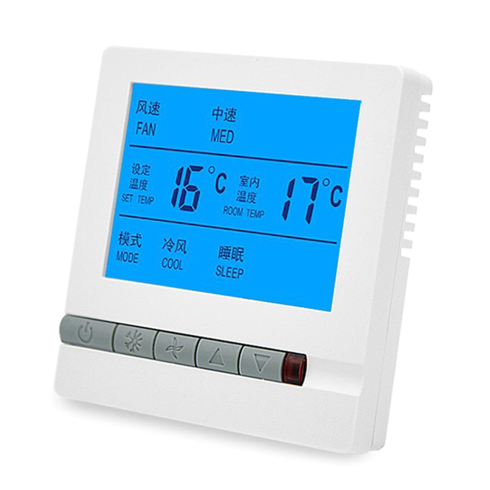 Digitale Thermostat Klimaanlagen Intelligente Steuerung Schalter LCD Anzeige Temperatur Controller von Storage Bag