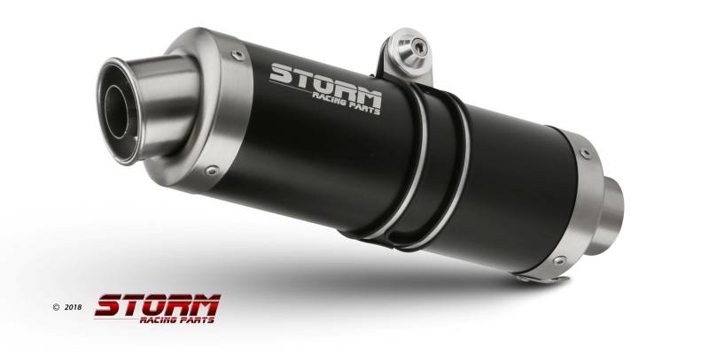 Sport Auspuff GP BLACK Storm by MIVV Honda Integra / NC 750 S / X Bj. 2016-2019 EURO-4 +ABE von Storm