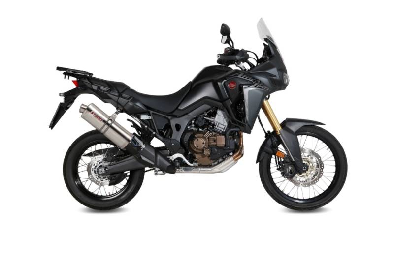 Sport Auspuff Oval Storm by MIVV Honda CRF 1000 L Africa Twin Bj. 2016-2019 EURO-3 / EURO-4 +ABE von Storm