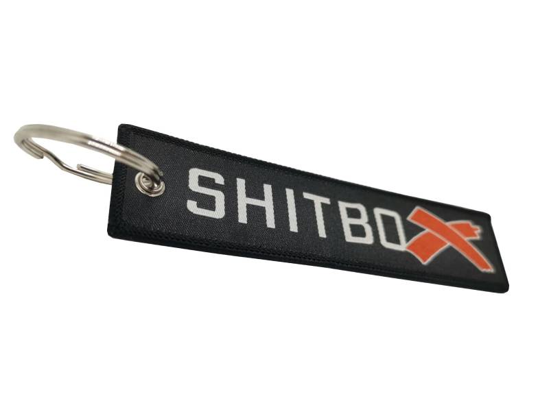 SHITBOX Edition SCHLÜSSELANHÄNGER SCHWARZ WEIS - TRENDY CAR Lanyard Keychain - SCHLÜSSELBAND von Streetculture