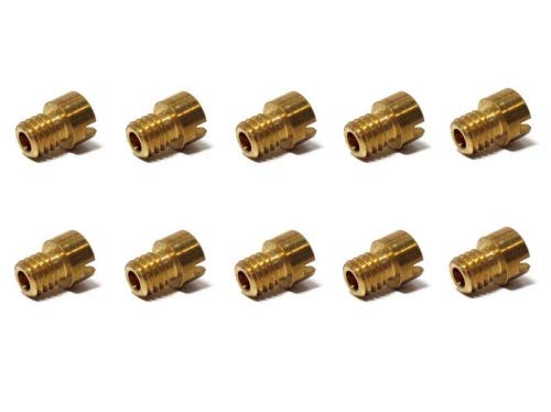 10x Vergaser Hauptdüsen M5 Düsen Set 100-122 passend für Dellorto Vespa Piaggio von Streetparts 24