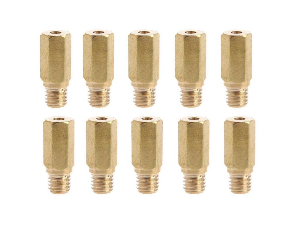 10x Hauptdüse M5 Düse Gr. 98-120 für 21 24 28mm Keihin PWK Vergaser von Streetparts24