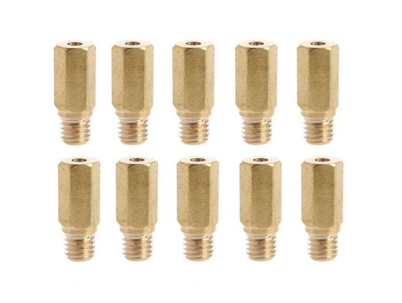 10x Hauptdüse M5 Düse Gr. 98-120 passend für 21 24 28mm Keihin PWK Vergaser von Streetparts24