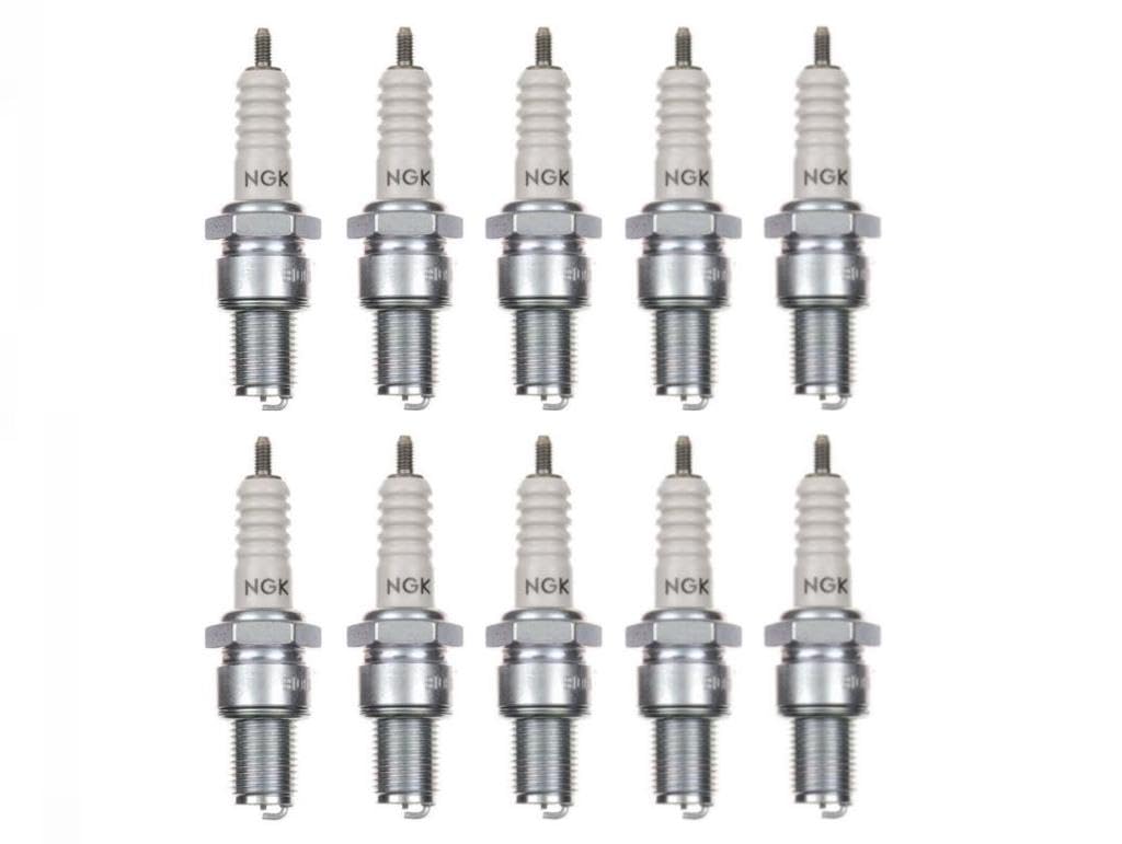 10x Zündkerze B10EG Zündkerzen Set 10 Stück 10er Pack für Motorrad/Roller kompatibel für: N80 N54R N57R N82 W29ES-V W31EN von Streetparts24