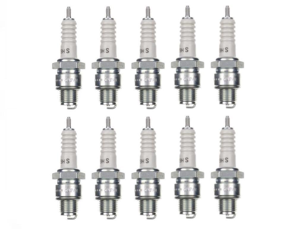 10x Zündkerze B9HS Zündkerzen Set 10 Stück 10er Pack passend für Motorrad/Roller kompatibel passend für: 0241260507 W2A W2AC W300T1 W3AC 821 L77J L77JC4 L78C L82C von Streetparts24