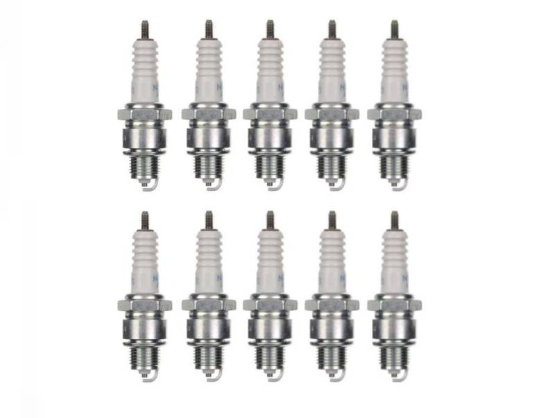 10x Zündkerze BPR7HS Zündkerzen Set 10 Stück 10er Pack passend für Motorrad/Roller kompatibel passend für: W225T7 QL78YC5939 QL78YC-5939 W22FPR W22FPR-U AP2BEN000088 von Streetparts24