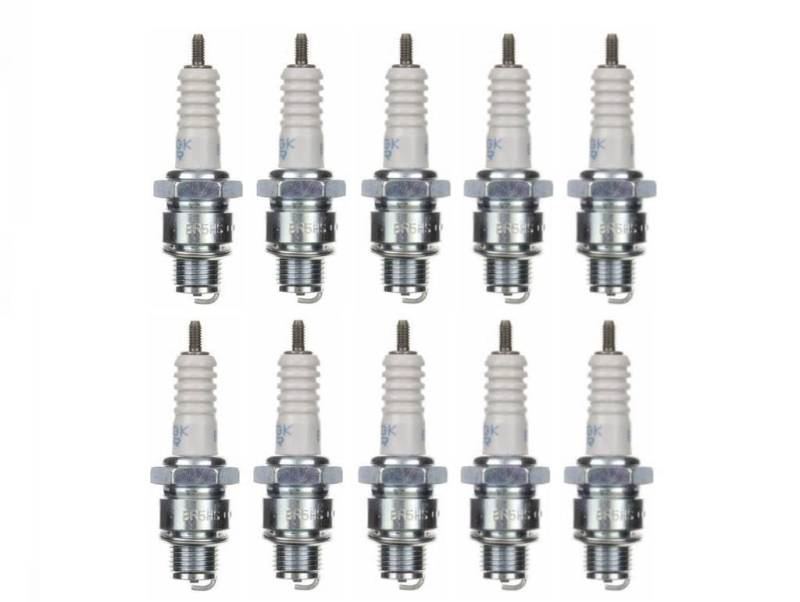 10x Zündkerze BR5HS Zündkerzen Set 10 Stück 10er Pack für Motorrad/Roller kompatibel für W7AC W8AC WR4AC WR8AC WR9A0 WR9AO, L86C L90C RL19 RL86C RL90 von Streetparts24