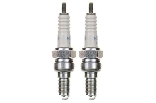 2x Zündkerze CR8EH-9 Zündkerzen Set 2 Stück passend für Motorrad/Roller/Scooter kompatibel passend für: RGU94C 4127, IUH24, U24FER-9, U24FER9 98059-58916, 98059-58926 von Streetparts24