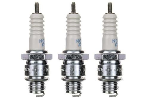 3x Zündkerze BR8HS – 3er Set passend für BWS, Aerox, Neos, Jog R, Slider, MBK Booster, Nitro, Mach G, Ovetto 50 ccm 2-Takt von Streetparts24