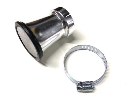 42mm Sport Tuning Luftfilter Kelchform Silber passend für MZ 125 150 ETZ Yamaha RD 350 Motorrad von Streetparts24