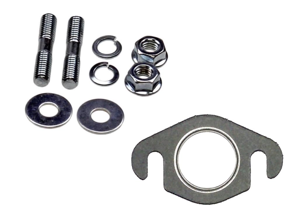 Auspuff Stehbolzen Krümmer Dichtung Auspuffdichtung Set für Roller 50ccm 2T 4T von Streetparts24