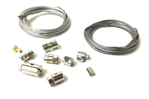 Gaszug Bowdenzug Nippel Reparatur Set passend für ATU Explorer Classic Race GT Spin GE 50, Keeway, CPI – Universelles Seilzug Reparaturset passend für Fahrzeuge von Streetparts24