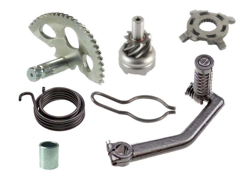 Kickstarter Reparatur Set 7-teilig für Piaggio Quarz, Sfera, NSL, Zip SSL, TPH 50 – Passend für Piaggio, Gilera, Vespa 50ccm 2-Takt Modelle von Streetparts24