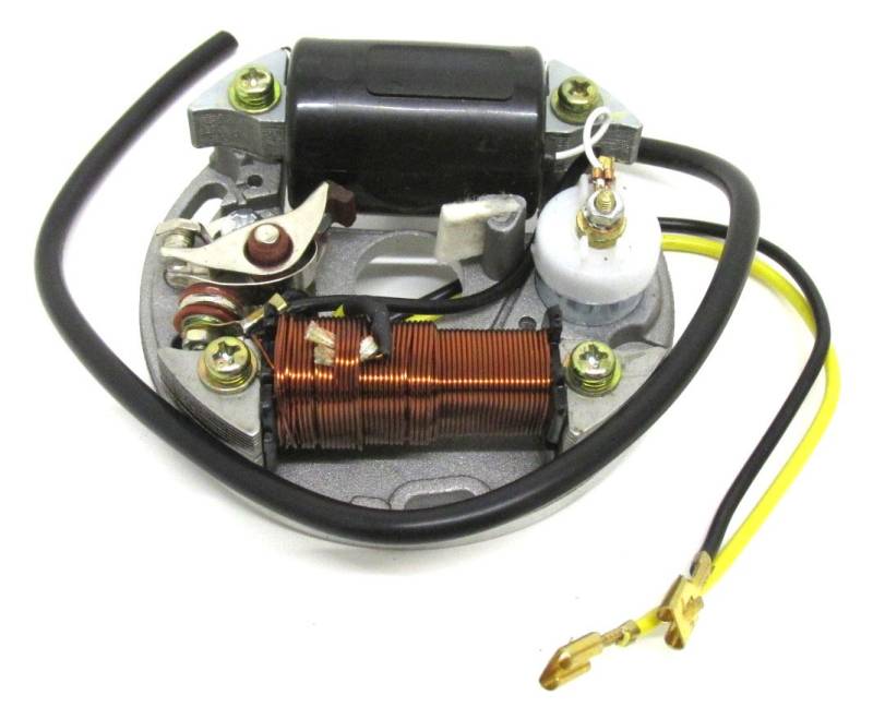 Lichtmaschine Zündung 6 Volt 15 Watt passend für Puch Maxi SN Mofa Moped Mokick – Komplett einbaufertig – Hochwertiger Nachbau von Streetparts24