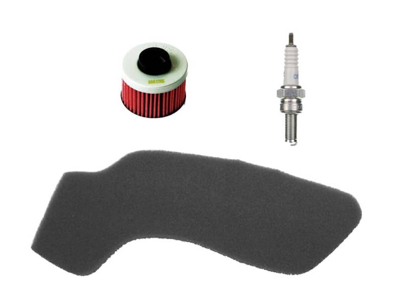 Luftfilter Ölfilter Zündkerze Service Kit passend für Peugeot Elyseo Elystar 125 150 - Hochwertige Wartungskomponenten von Streetparts24