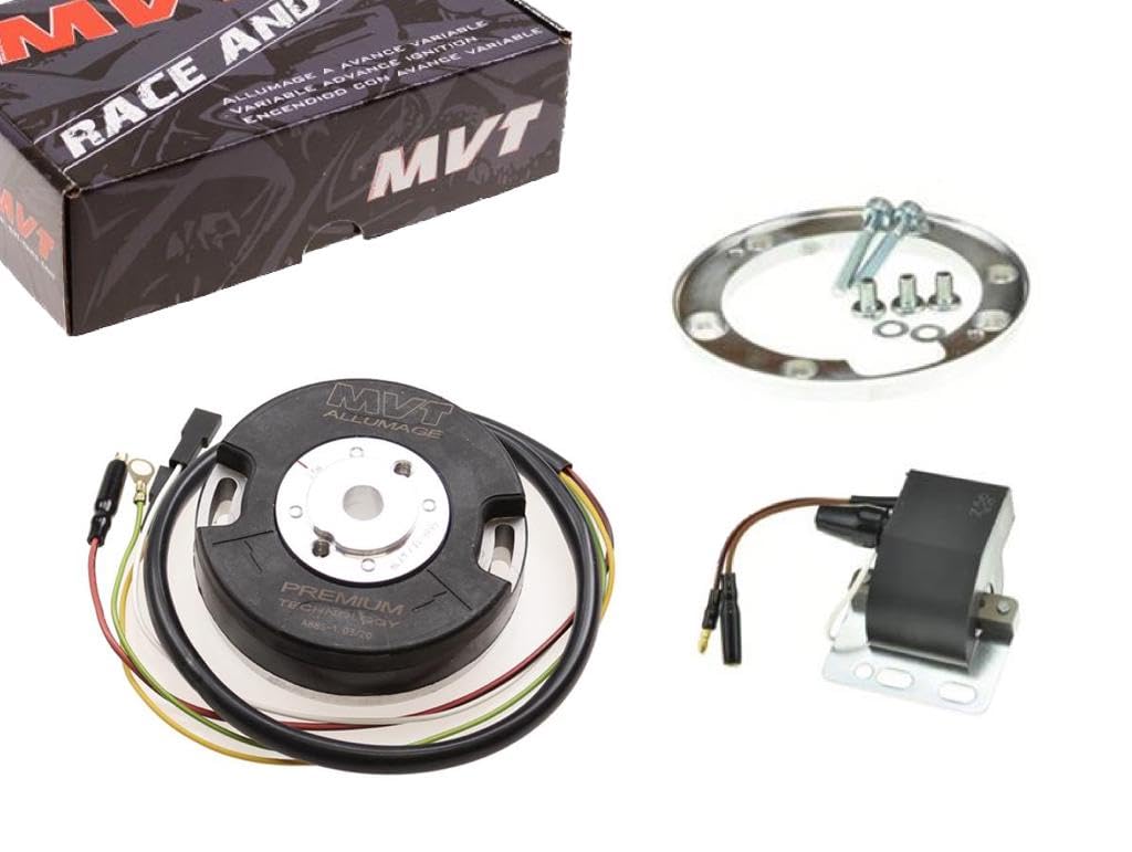 MVT Innenrotor 12V Tuning Zündung Lichtmaschine für Hercules Prima 2 3 4 5 Sachs 504 505, Kreidler Flory Florett, Puch Maxi, Zündapp C CS GTS KS ZD ZE ZL ZS ZX Mofa Moped Mokick von Streetparts24