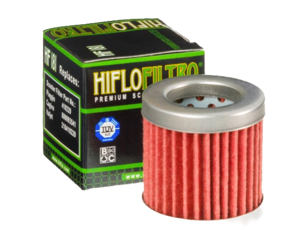 Ölfilter Hiflo HF181 passend für Aprilia Habana 125, Piaggio Hexagon LX4 & Vespa ET4 | Ersatzfilter von Streetparts24