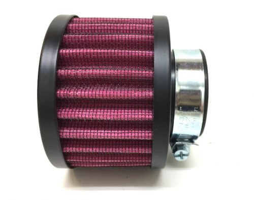 Sport Luftfilter Rund 35mm rot schwarz passend für Hercules Prima M 2 3 4 5 6 S von Streetparts24