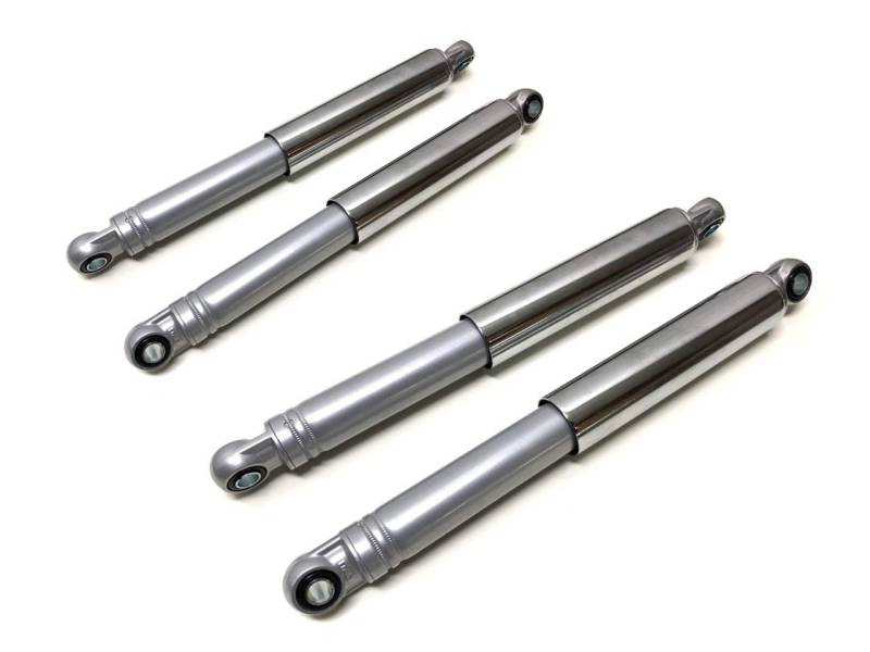 Stoßdämpfer Set Vorne und Hinten Grau passend für Simson Schwalbe KR51 Star Sperber Habicht von Streetparts24