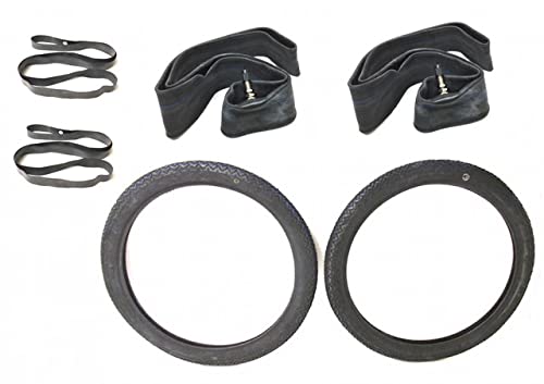 Streetparts24 Reifen Schlauch Set 2.00-17 Zoll 2 x 17 Zoll passend für Zündapp Hercules Puch DKW Mofa Moped Mokick von Streetparts24