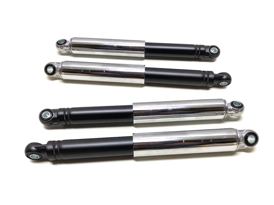 Tieferlegung Set Stoßdämpfer Schwarz 290mm + 260mm für Simson Schwalbe KR51 (5cm Tiefer) von Streetparts24