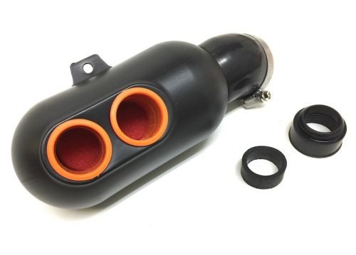 Tuning Doppel-Luftfilter Airbox 28mm 35mm 50mm – Passend für Zündapp, Hercules, Kreidler, Motorrad, Roller, Mofa, Moped von Streetparts24