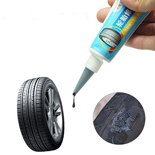 Stronrive 30ml Reifenreparatur Kleber Wasserfest Reifenkleber Alleskleber Gummi Reparatur Set Reifenflickzeug Gummikleber für Auto Motorrad Fahrrad von Stronrive