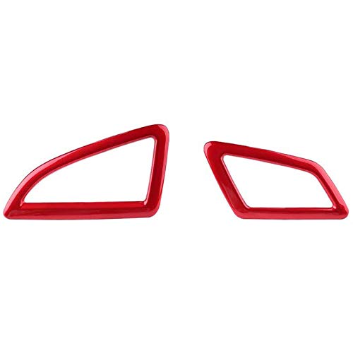 Styeleganc Armaturenbrett Air Vent Wind Outlet Cover Trim Aufkleber für 10. Generation 2016-2020 - Rot von Styeleganc