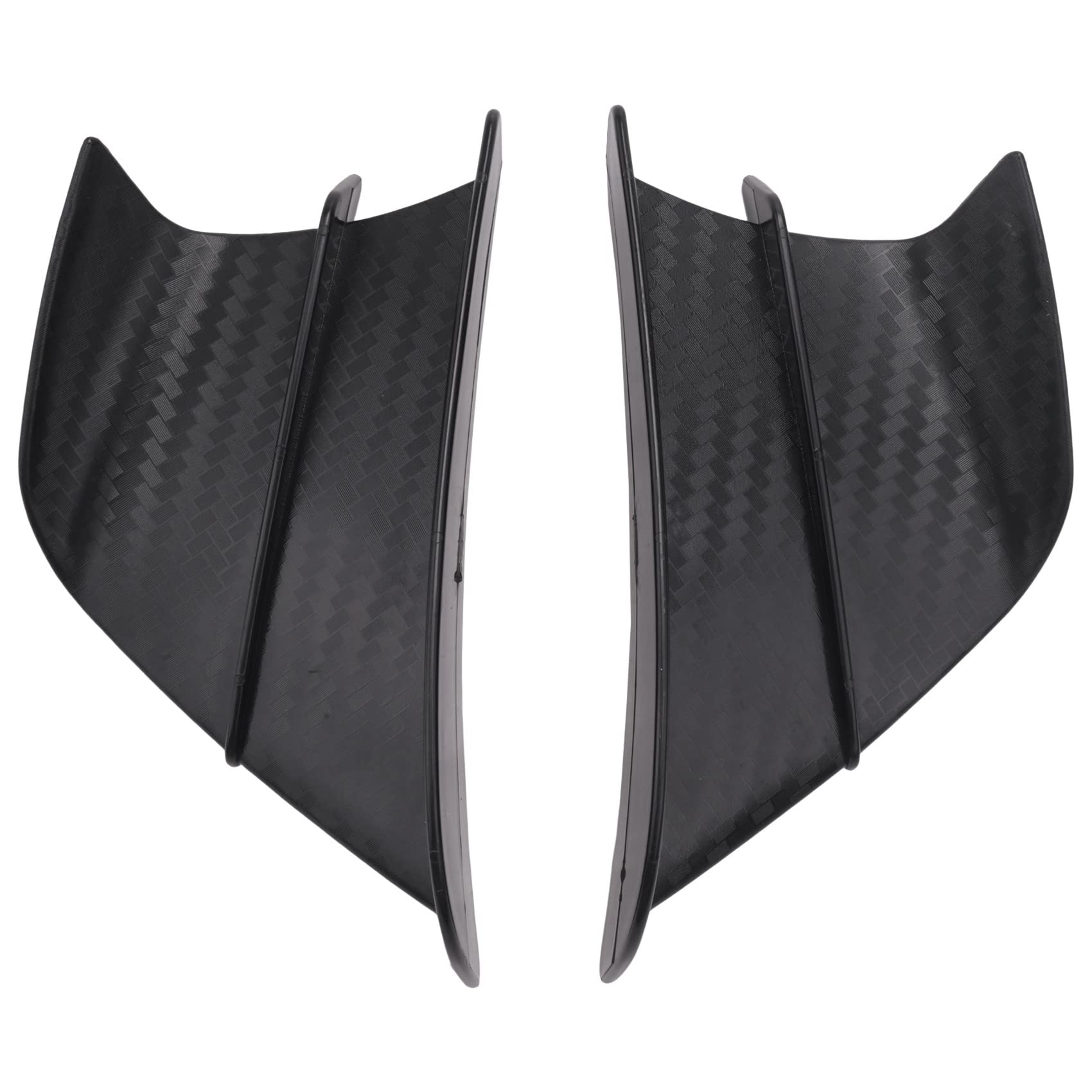 Styeleganc Motorrad Verkleidung Front Aerodynamische Winglets Kohle Faser Windschutzscheibe Verkleidung FlüGel für A von Styeleganc