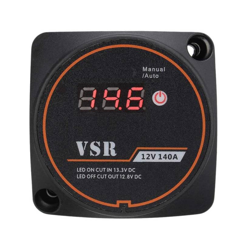 Styeleganc Strom Spannung Empfindliches Spaltung Aufladen Relais Digitaler Bildschirm VSR 12V 140A für Auto RV Yacht Smart Batterie Isolator Ladung von Styeleganc