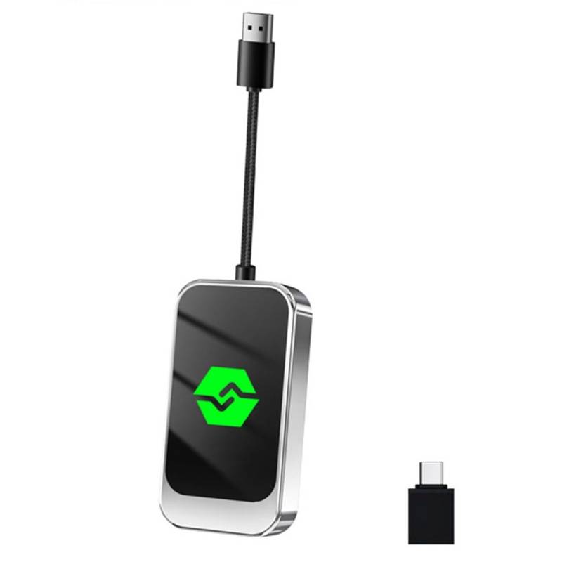 Stytpwra 2-In-1-Kabelloser Carplay-Android-Autoadapter. Kabelloser USB-Autoadapter. Wandelt Kabelgebundenes Android Auto in Kabelloses Um. von Stytpwra