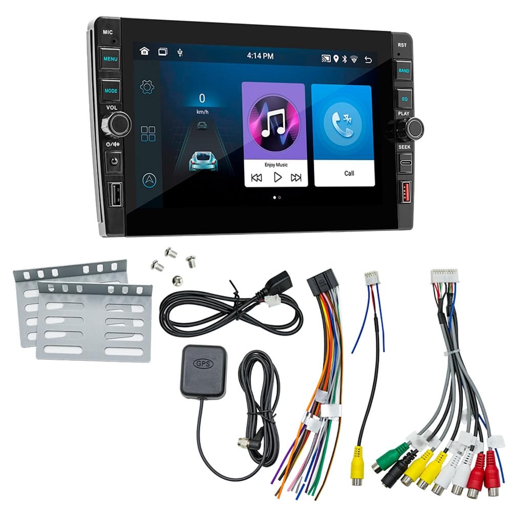 Stytpwra Touchscreen für Auto, 9 Zoll (22,4 cm), ohne CarPlay, Android, Auto, tragbares Radio, Bluetooth, MP5, FM-Empfänger, 1 + 32 GB von Stytpwra