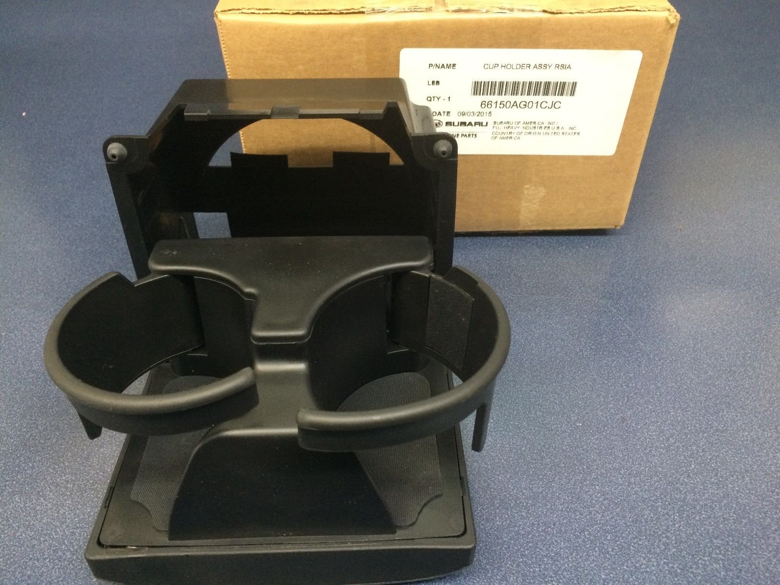 SUBARU Subaru Legacy Outback Konsole hinten Getränkehalter schwarz 2005–2009 von Subaru