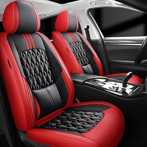 Succpov Autositzbezüge Universal passend für Seat Leon 1M 1P FR 1P 5F Sportstourer Kombi FR Kissen Komplettset Lederbezüge von Succpov