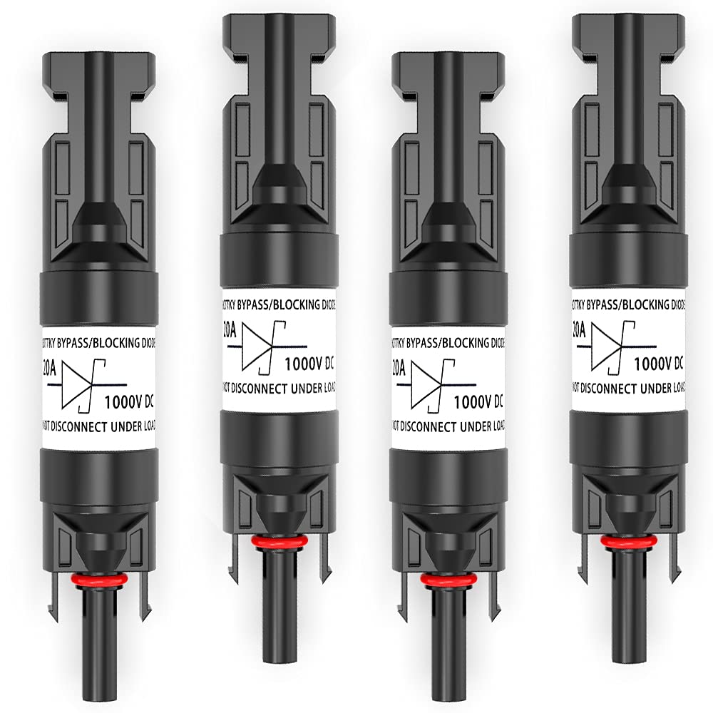 Sudoo Solar PV Blockierdiode Schottky Barriere Gleichrichter Bypass Anti-Rückwärtsgang 1000V 20A 30A (4, 20A) von Sudoo