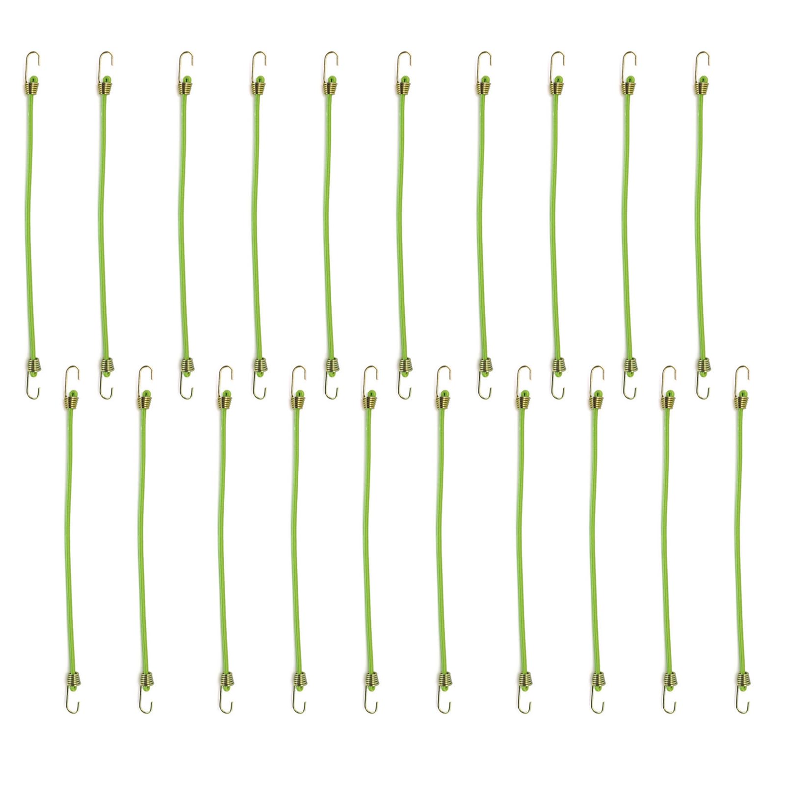 Bungee Kabel Mit Haken 20pcs Heavy Bungee Cord Gepäckgurt Elastischer Bungee Riemen Zum Sicherungsschaden Für Tarke Gepäckzelt von SueaLe