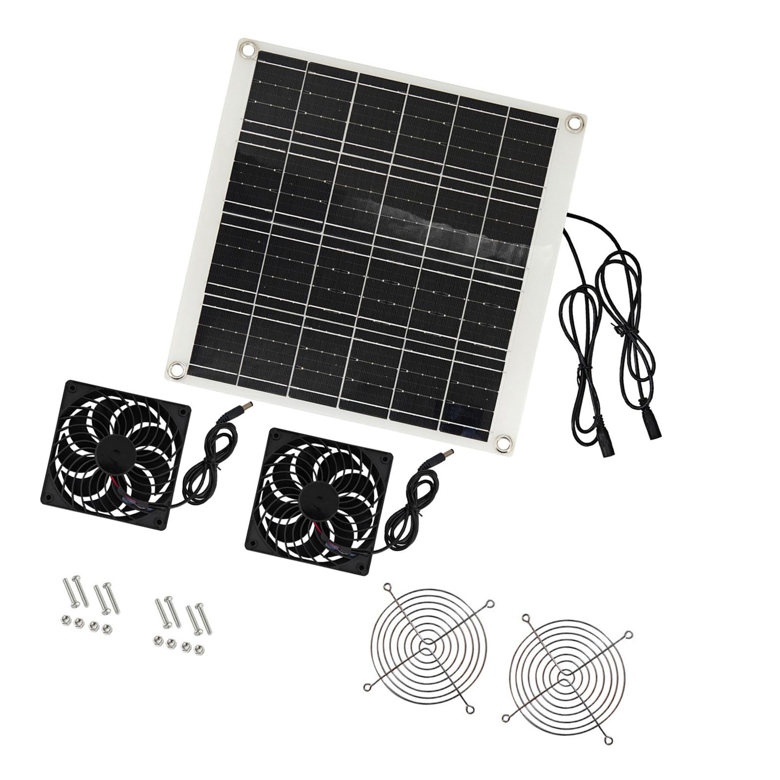 Mehrzweck Solars Panel Lüfter Set 15W Für Hühnerkoops Und Haustierhäuser Mit Robustem IPX7 Wasserdurchdringungs Solars Panel von SueaLe