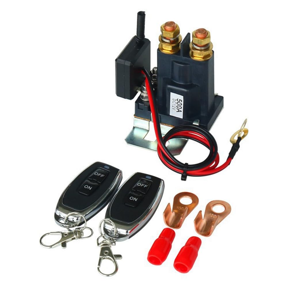 Sujhyrty Fernbedienungsschlüssel 12V 500A für Auto-Wohnmobil-Batterietrennschalter mit 2 Schlüsseln von Sujhyrty