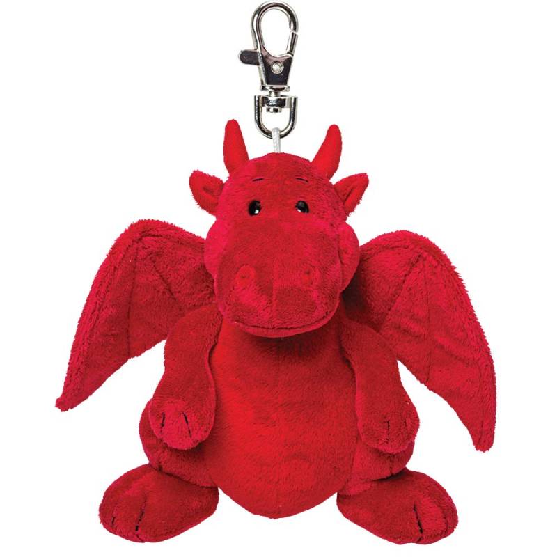 Suki Gifts International - Sitting Red Dragon Rucksackclip (14443) von Suki Gifts