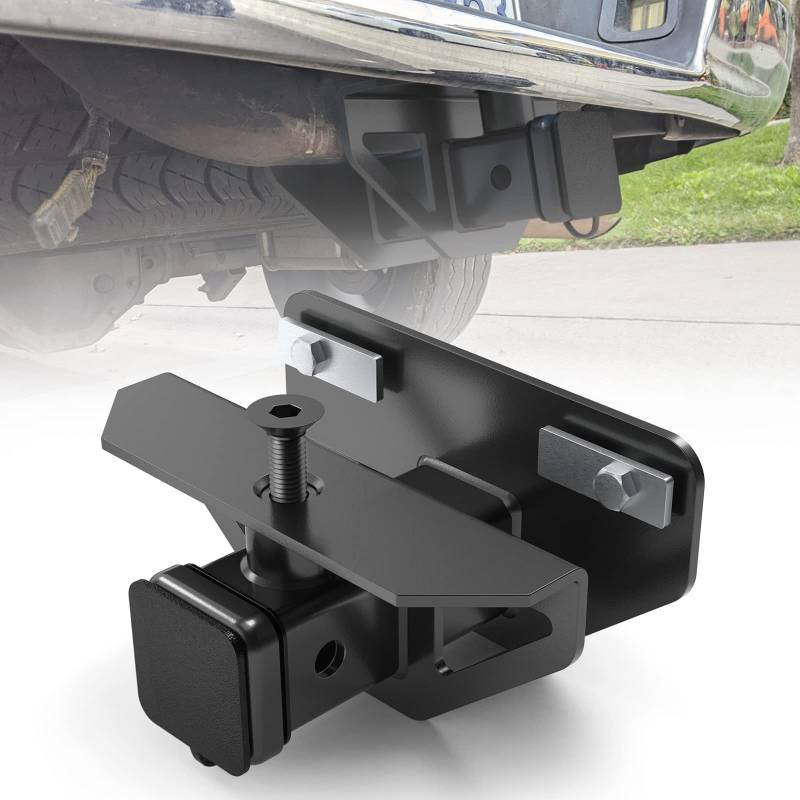 Sulythw Klasse 3 Anhängerkupplung & Abdeckungs-Kit passend für 2003–2018/2019 Dodge Ram 1500 & 2003–2013 Ram 2500/3500 Factory Style 5,1 cm Heck-Empfängerkupplung Anhängerkupplung Kombi-Kit von Sulythw