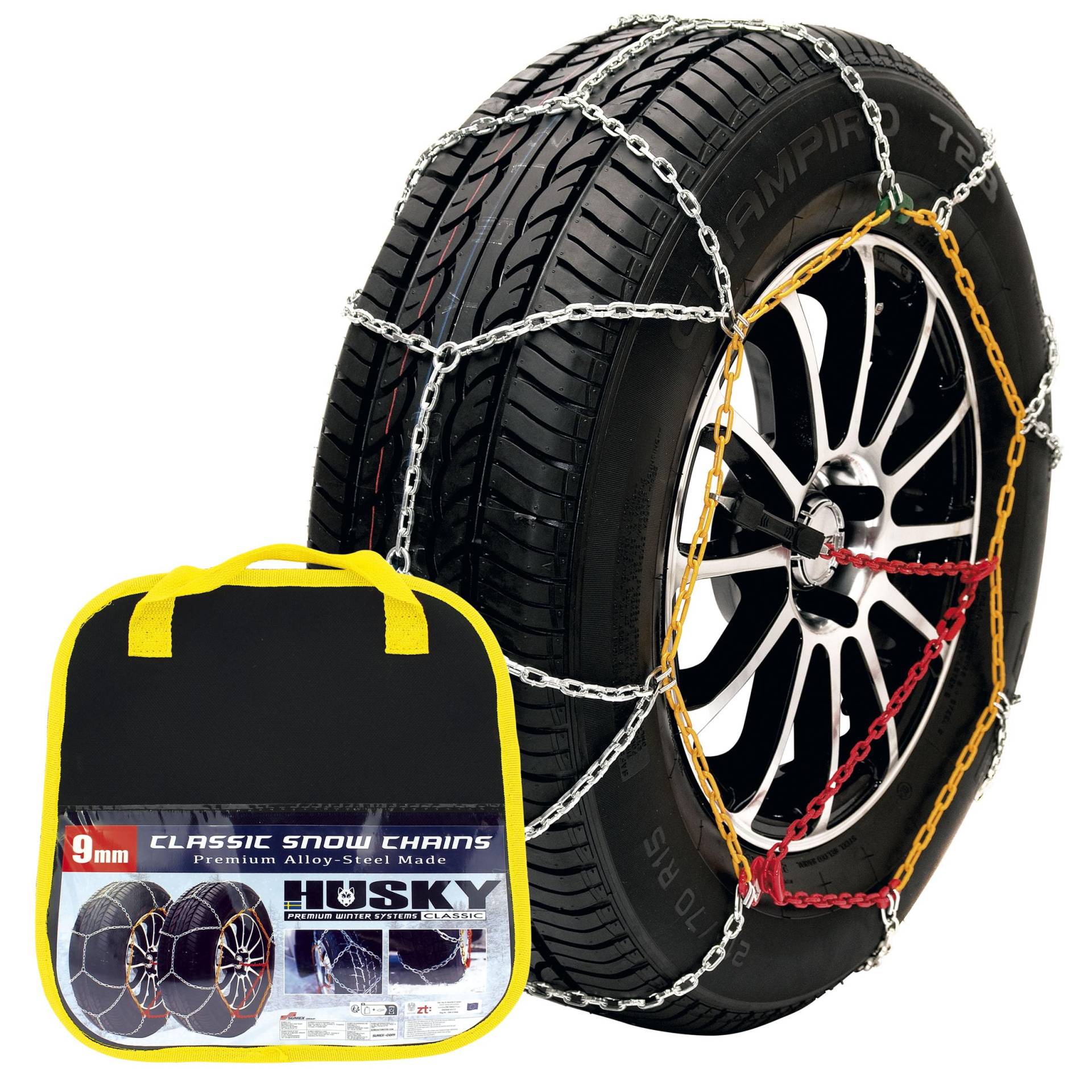 SUMEX Schneeketten Husky Advance 9mm. O-Norm. KN45, 1 Paar von Sumex