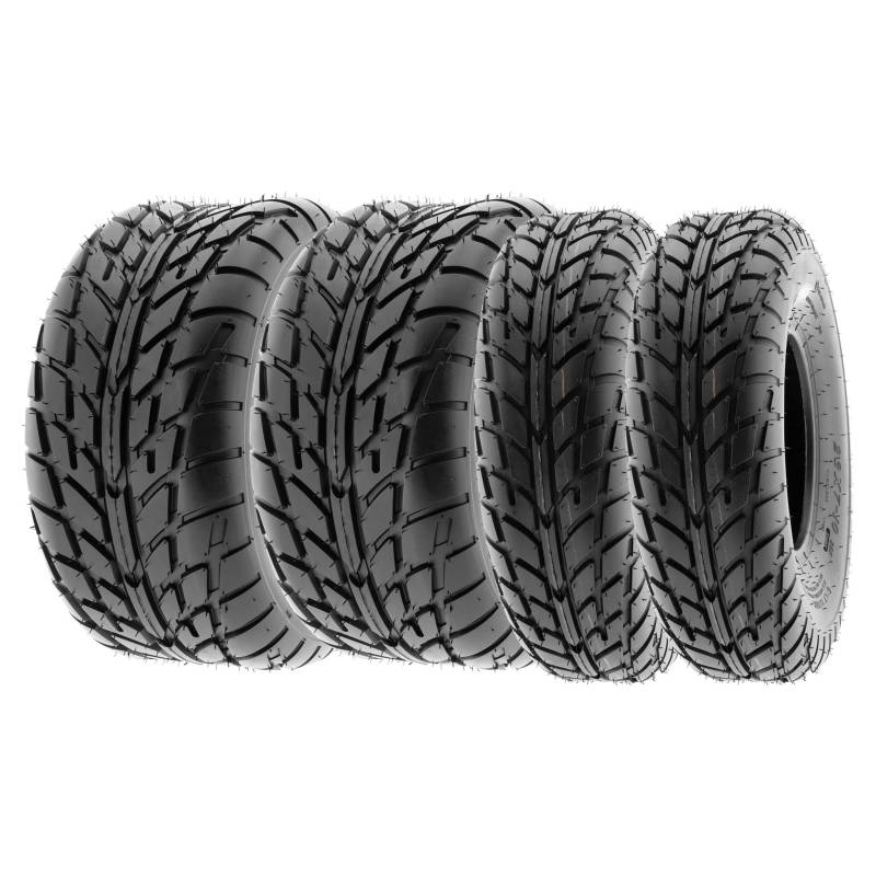 SunF A021 21x7-10 & 20x10-9 ATV UTV All-Terrain Reifen 6PR TL E4, Satz von 4 Stück von SunF