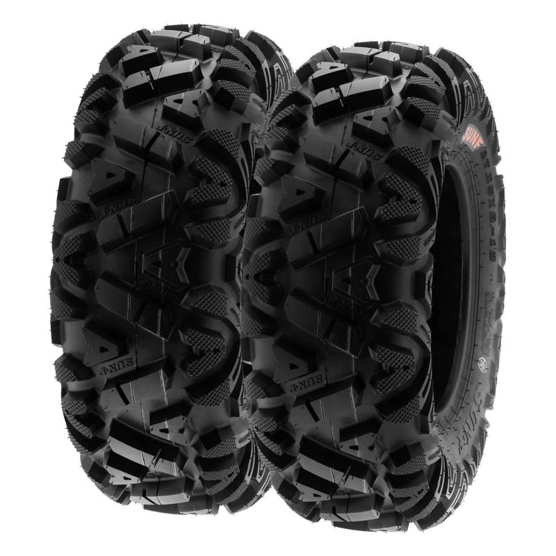 SunF A033 26x9-12 26x9x12 POWER I ATV UTV Quad Reifen All-Terrain Geländebereifung 6PR TL 65J E4, Satz von 2 Stück von SunF