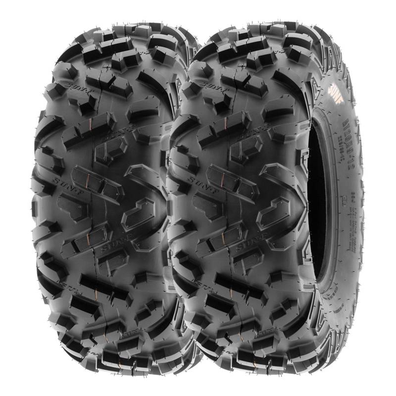 SunF A051 145x70-6 145x70x6 Power.II AT All-Terrain Reifen ATV UTV Geländereifen 6PR TL 18F, Satz von 2 Stück von SunF