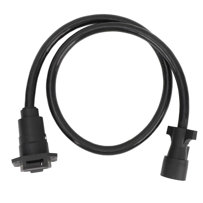 Sunicon 7-Wege-Anhängerstecker-Kabelbaum, 91 cm Plug-and-Play-Kabelbaum, hitzebeständig, 7 Zinken, Anhängerkupplung, Anschlusskabel, Verlängerungskabel für Wohnmobil, Auto, Boot von Sunicon